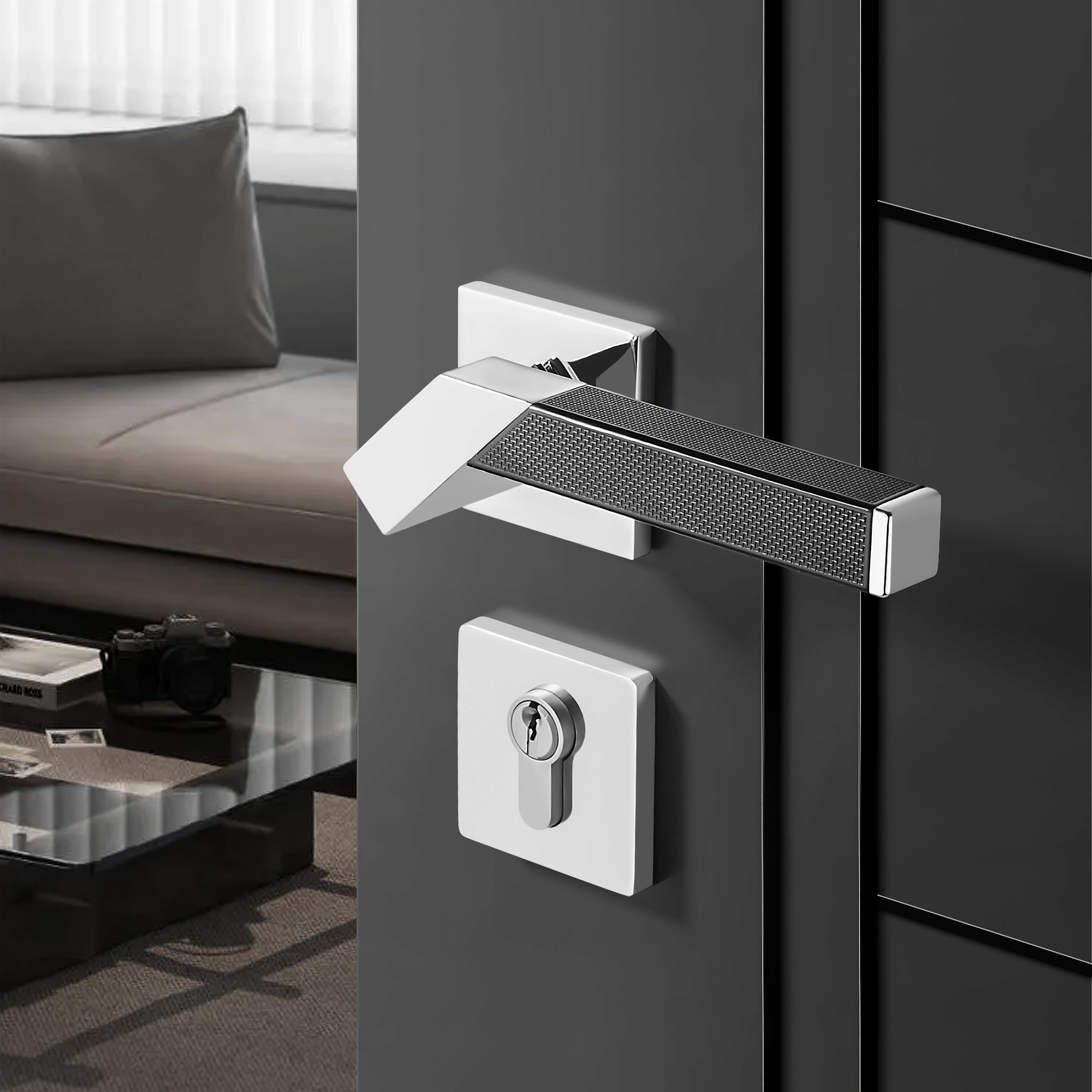 New Kind Zinc Alloy Door Handl...